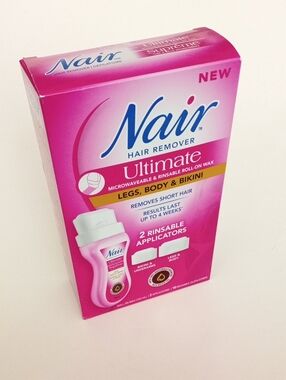 Nair Ultimate Microwaveable Roll-On Wax for Legs, Body & Bikini - Pink